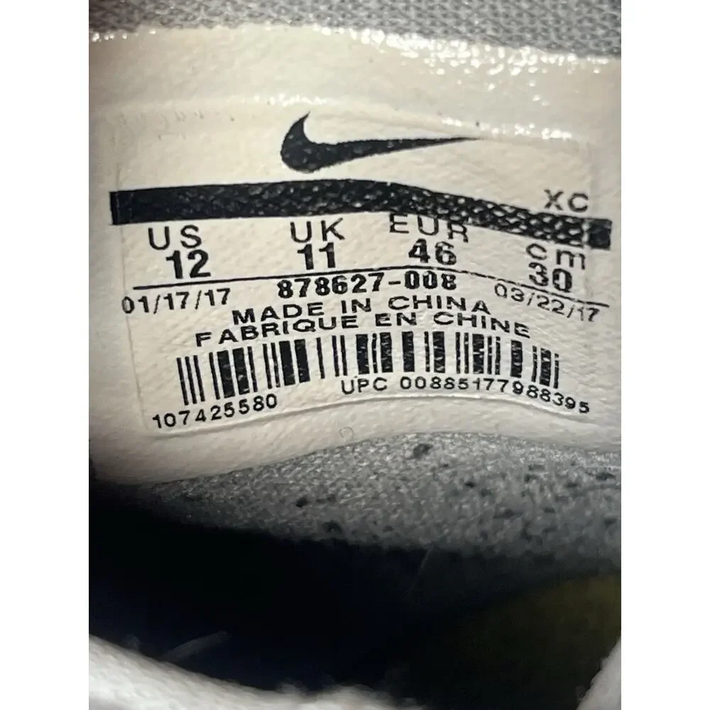 Size 12 Nike PG 1 Pure Platinum Paul George Sneakers Shoes